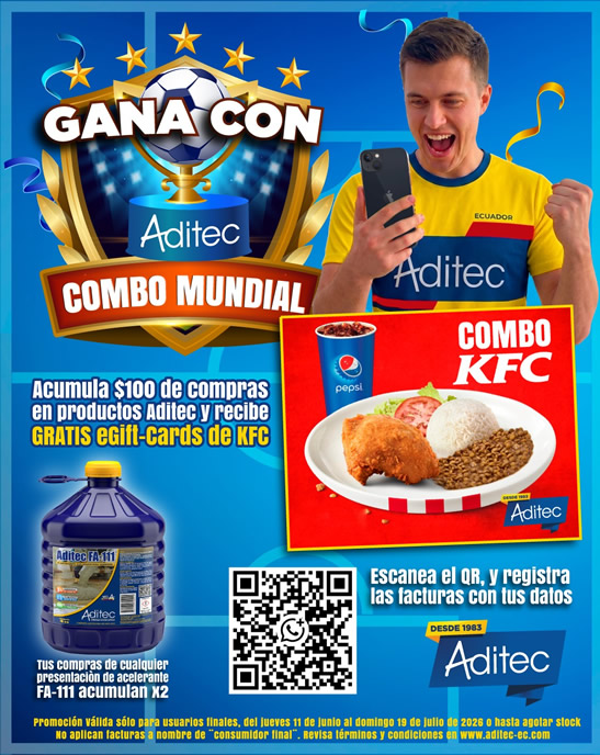 Promo gana con Aditec Promo Gana con Aditec